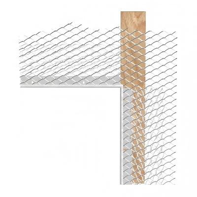 Metal casing bead trim for stucco and plaster edge finishing