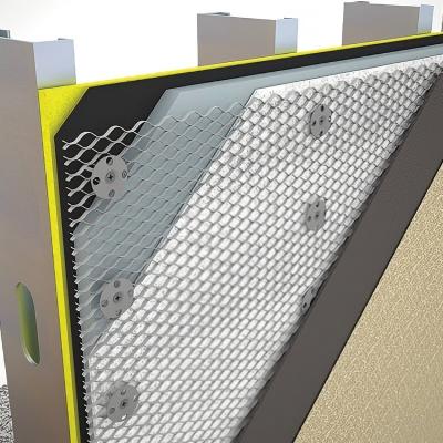 Galvanized flat diamond metal lath for stucco and plaster wall reinforcement