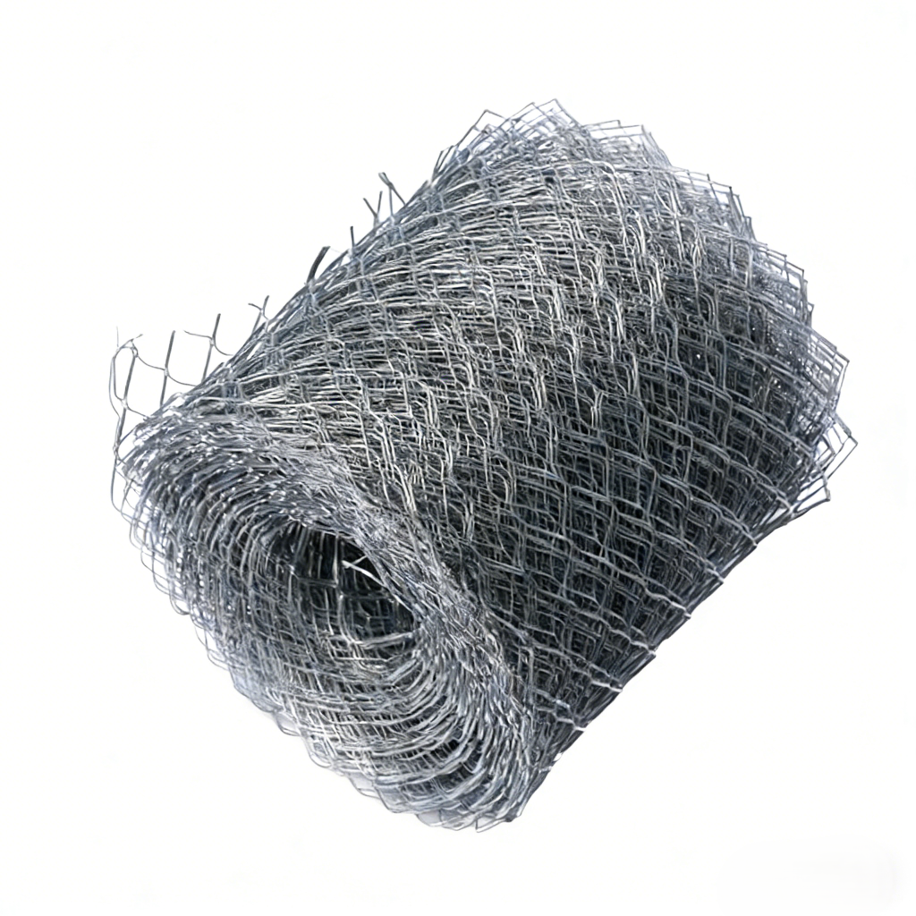 Galvanized coil lath for plastering and wall reinforcement