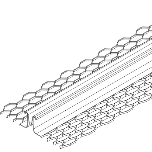 Metal control joint for stucco and plaster wall expansion