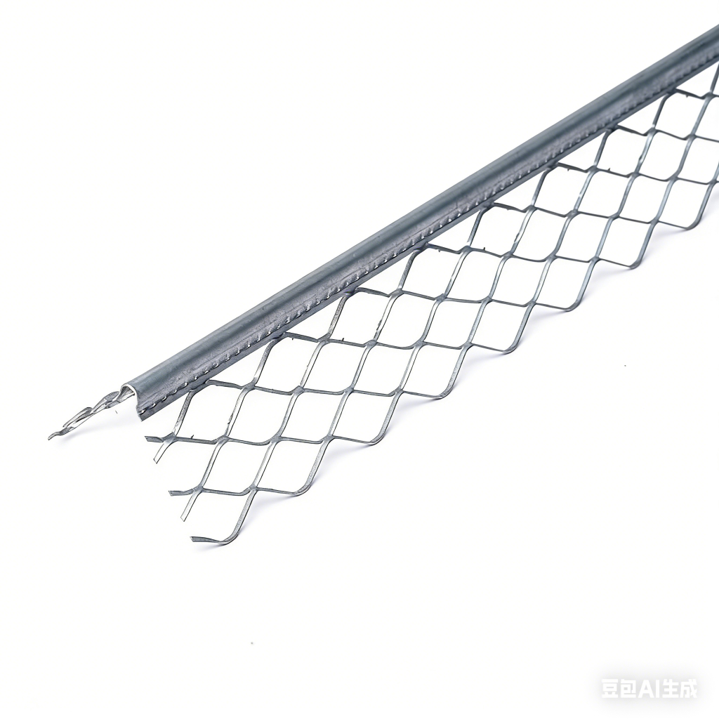 Expanded corner bead for plaster and stucco wall corners