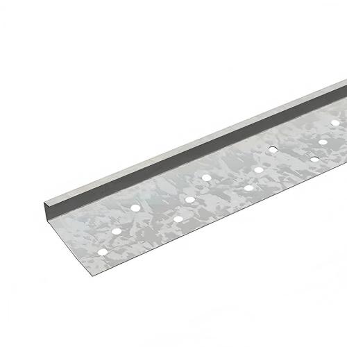 Metal casing bead trim for stucco and plaster edge finishing
